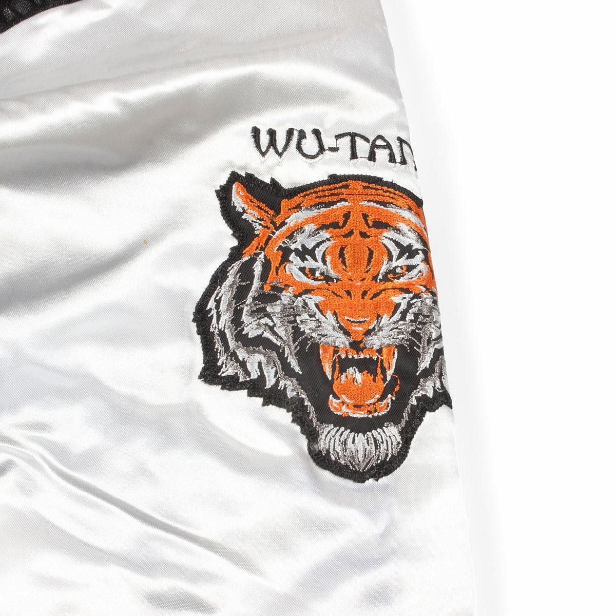HEADGEAR CLASSICS] Wutang Clan Satin Jacket Blk/Wht (M～2XLサイズ