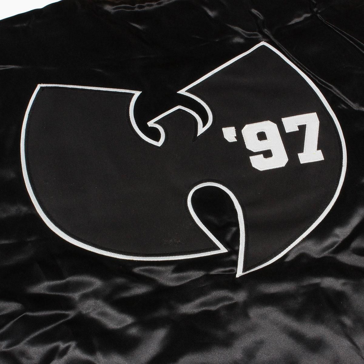 HEADGEAR CLASSICS] Wutang Clan Satin Jacket Blk/Wht (M～2XLサイズ