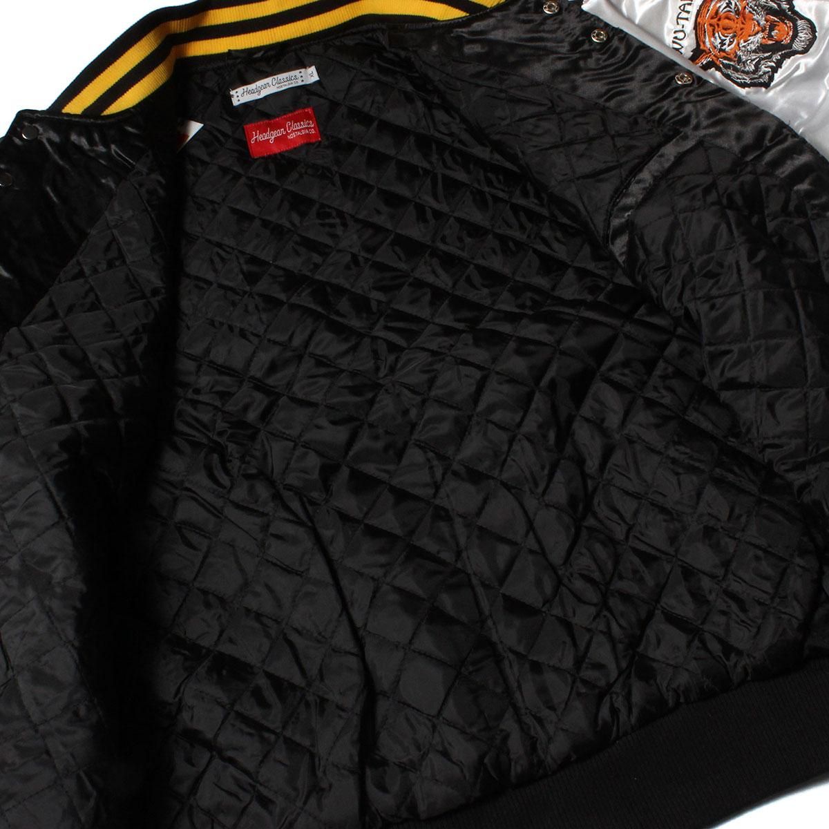 HEADGEAR CLASSICS] Wutang Clan Satin Jacket Blk/Wht (M～2XL