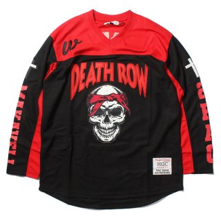 [HEADGEAR CLASSICS] Death Row Records Hockey Jersey BLK/RED (L〜2XLサイズ)