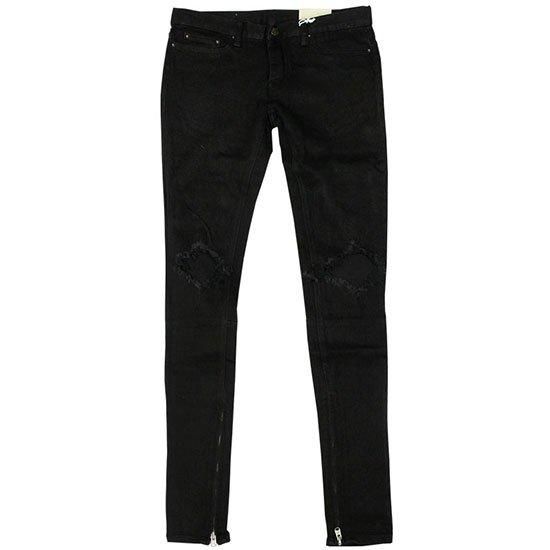 MNML M1 ストレッチデニム 28インチ Supreme ミニマル（mnml） M1 ストレッチ デニム ダメージ 裾