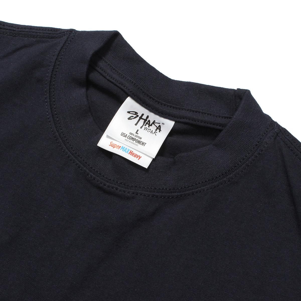 Shaka Wear] 7.5 Oz Max Heavyweight S/S Tee Navy (M～3XL