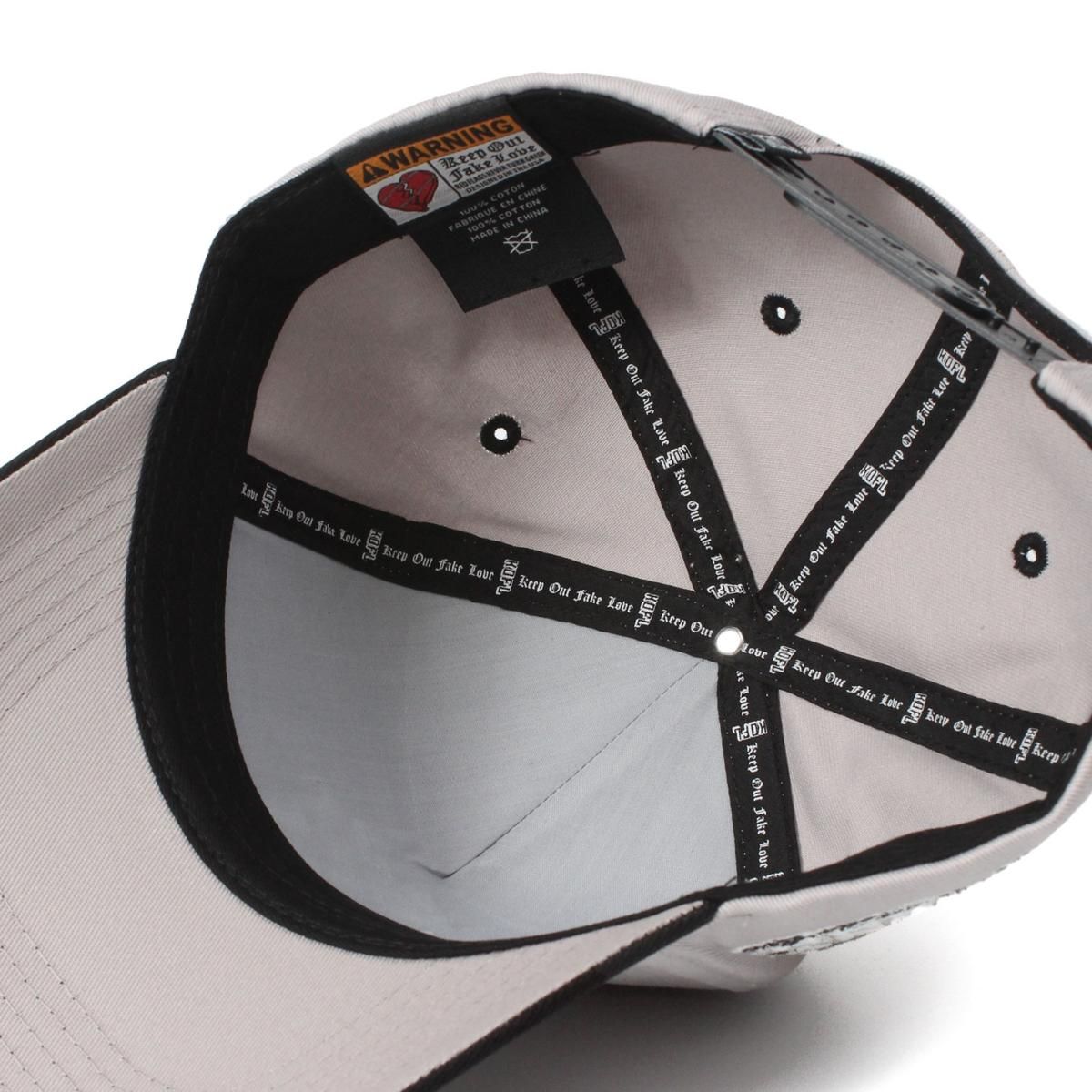 KEEP OUT FAKE LOVE] World Famous LA Snapback Gray - DOPE