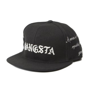 [4HUNNID] 4Hunnid Gangsta Definition Snapback Black