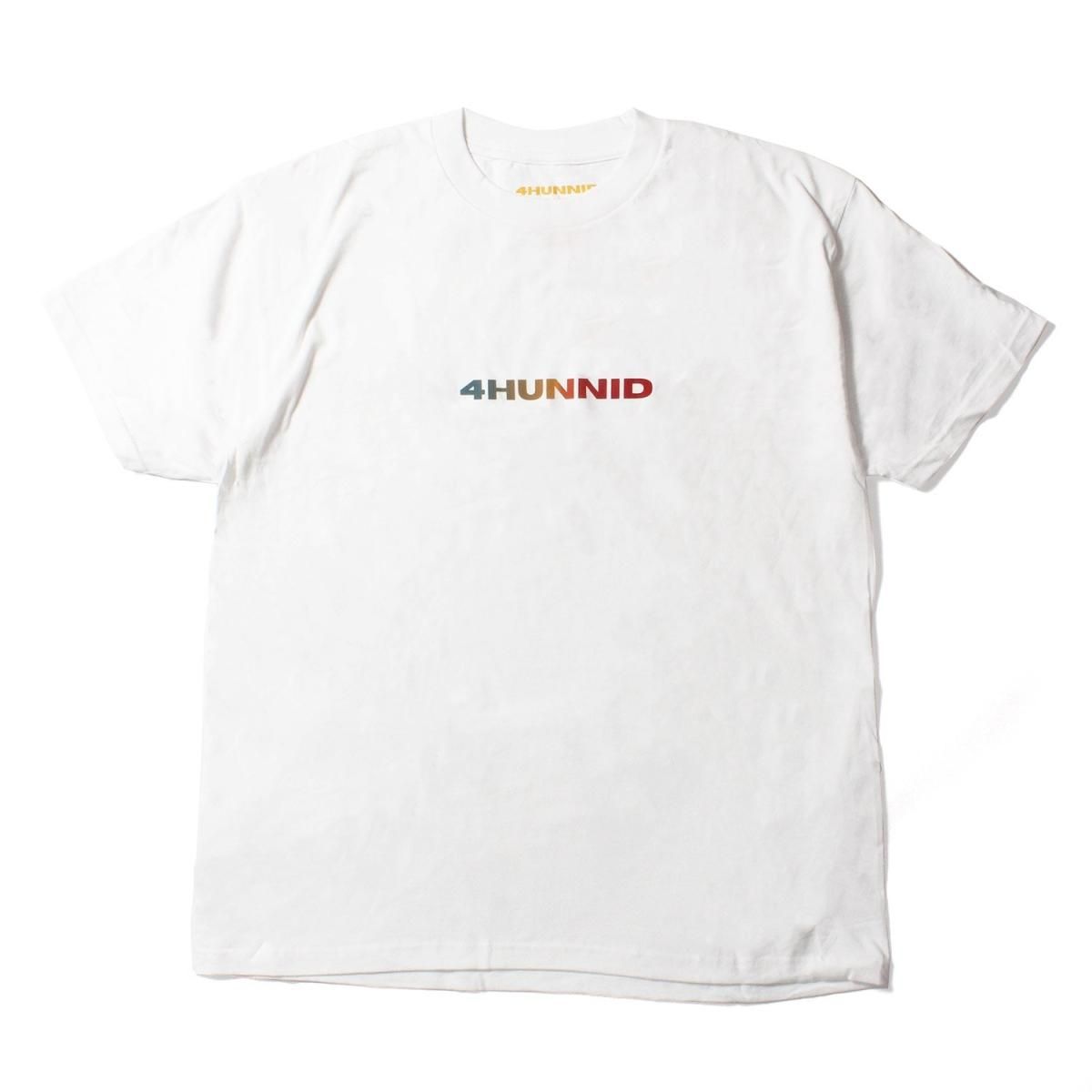 4HUNNID] 4Hunnid Colors Logo Tee White - DOPE TOKYO ドープ