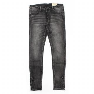 [mnml] M588 Snap Slim Denim Washed Black (28～38インチ)