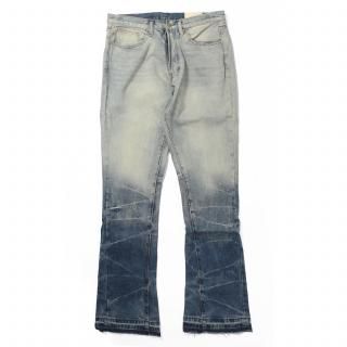 [mnml] B594 Sun Flare Denim Pants Blue (28～38インチ)