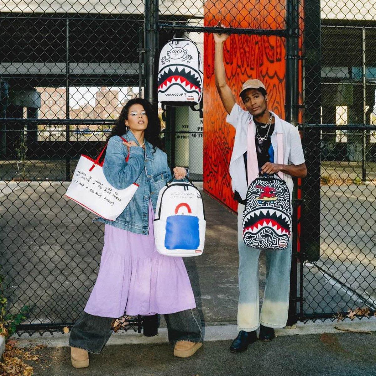 SPRAYGROUND] Keith Harring Skater Guy Backpack - DOPE TOKYO ドープ