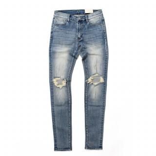 [mnml] X1 Stretch Denim Vintage Blue (28～38インチ)