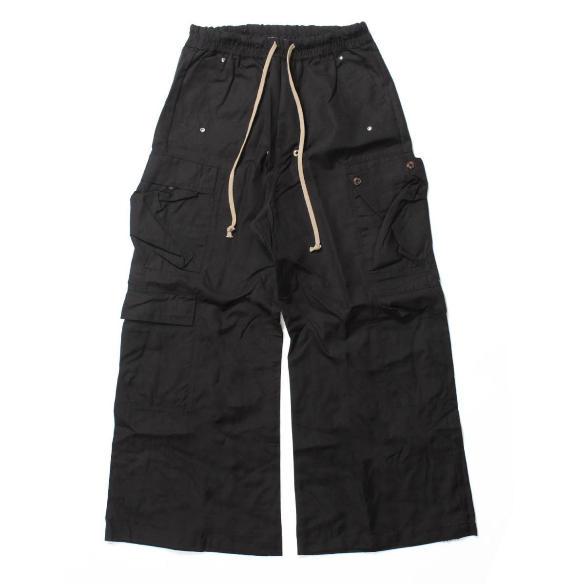 楽天市場】mnml ミニマル RAVE DOUBLE CARGO PANTS BLACK カーゴ