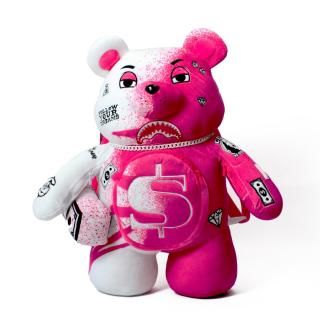 [SPRAYGROUND] Pink Vandal Teddy Bear Backpack