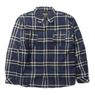 [Shaka Wear] Plaid Jacket Navy (L～2XLサイズ)
