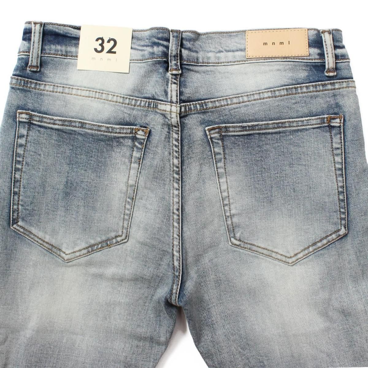 mnml デニム セール】【mnml】X598 SKINNY STACKED DENIM [I]（デニムパンツ
