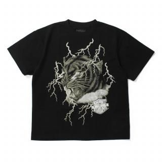 [KEEP OUT FAKE LOVE] Face Off Oversized Box S/S Tee Limo Black