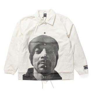 [DEATH ROW RECORDS] Snoop Oversize Coaches Jacket White