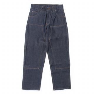 [PRISON BLUES] Double Knee Jeans 14.50oz Rigid Blue (2838)