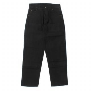 [PRISON BLUES] Double Knee Jeans 14.50oz Rinsed Black (2838)