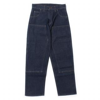 [PRISON BLUES] Double Knee Jeans 14.50oz Rinsed Blue (2838)