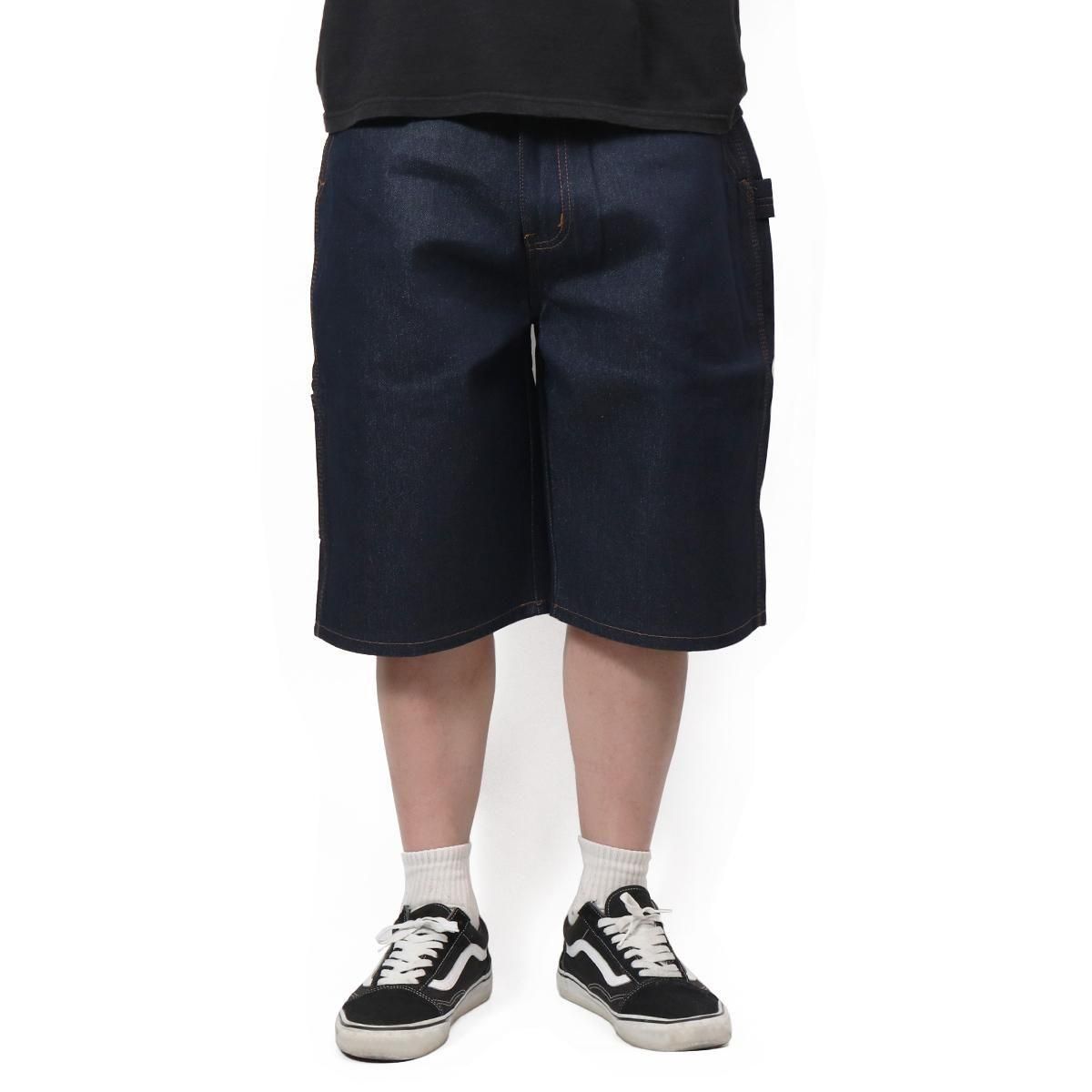 KNO-BETTA] 999 Baggy Denim Shorts Raw Indigo (30～42インチ