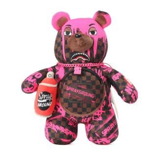 [SPRAYGROUND] Stencil Spray Bear 16inch