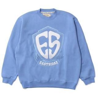 [WEST WEAR] ES Embroidery Logo Crewneck Saxe Blue (L2XL)