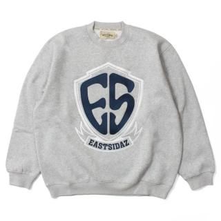 [WEST WEAR] ES Embroidery Logo Crewneck Gray (L2XL)