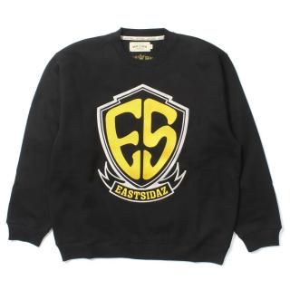 [WEST WEAR] ES Embroidery Logo Crewneck Black (L2XL)
