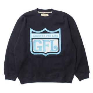 [WEST WEAR] GFL Embroidery Logo Crewneck Navy (L2XL)