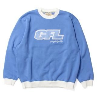 [WEST WEAR] GFL Patch Logo Crewneck Saxe Blue (L2XL)