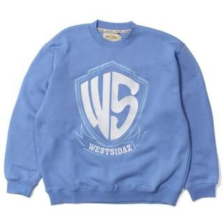 [WEST WEAR] WS Embroidery Logo Crewneck Saxe Blue (L2XL)