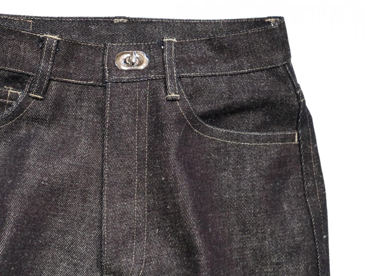 DENIM BONDING WIDE STRAIGHT PANTS - Revolution Web Store DENIM BONDING WIDE STRAIGHT PANTS - Revolution Web Store