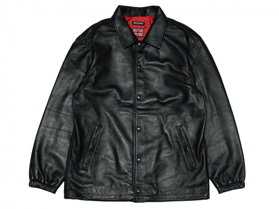 RALEIGH x BOUNTY HUNTER “DAWNING OF A NEW ERA” LEATHER COACH JACKET -  Revolution Web Store