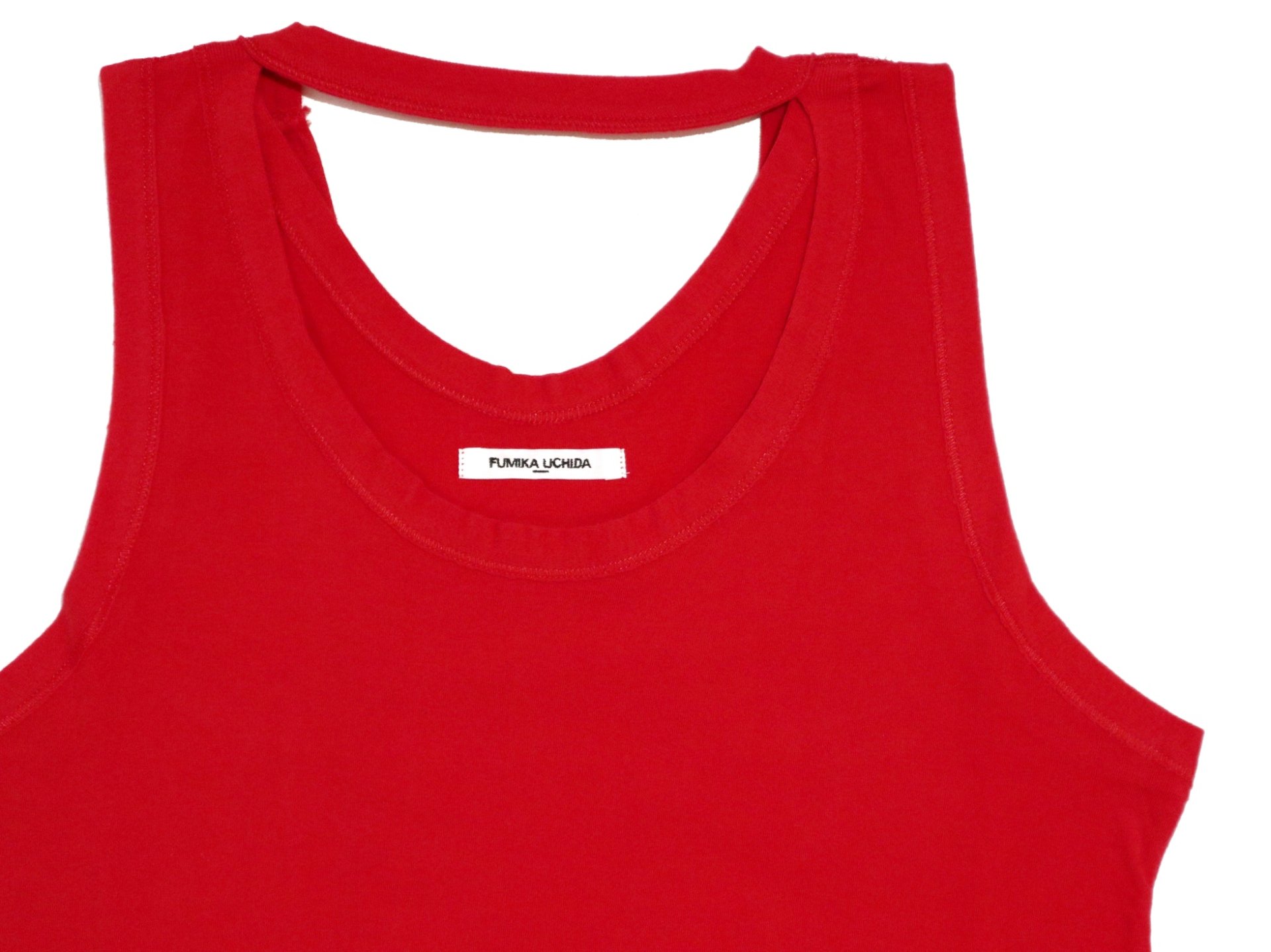 DOUBLE NECK NO-SLEEVE TANK TOP - Revolution Web Store