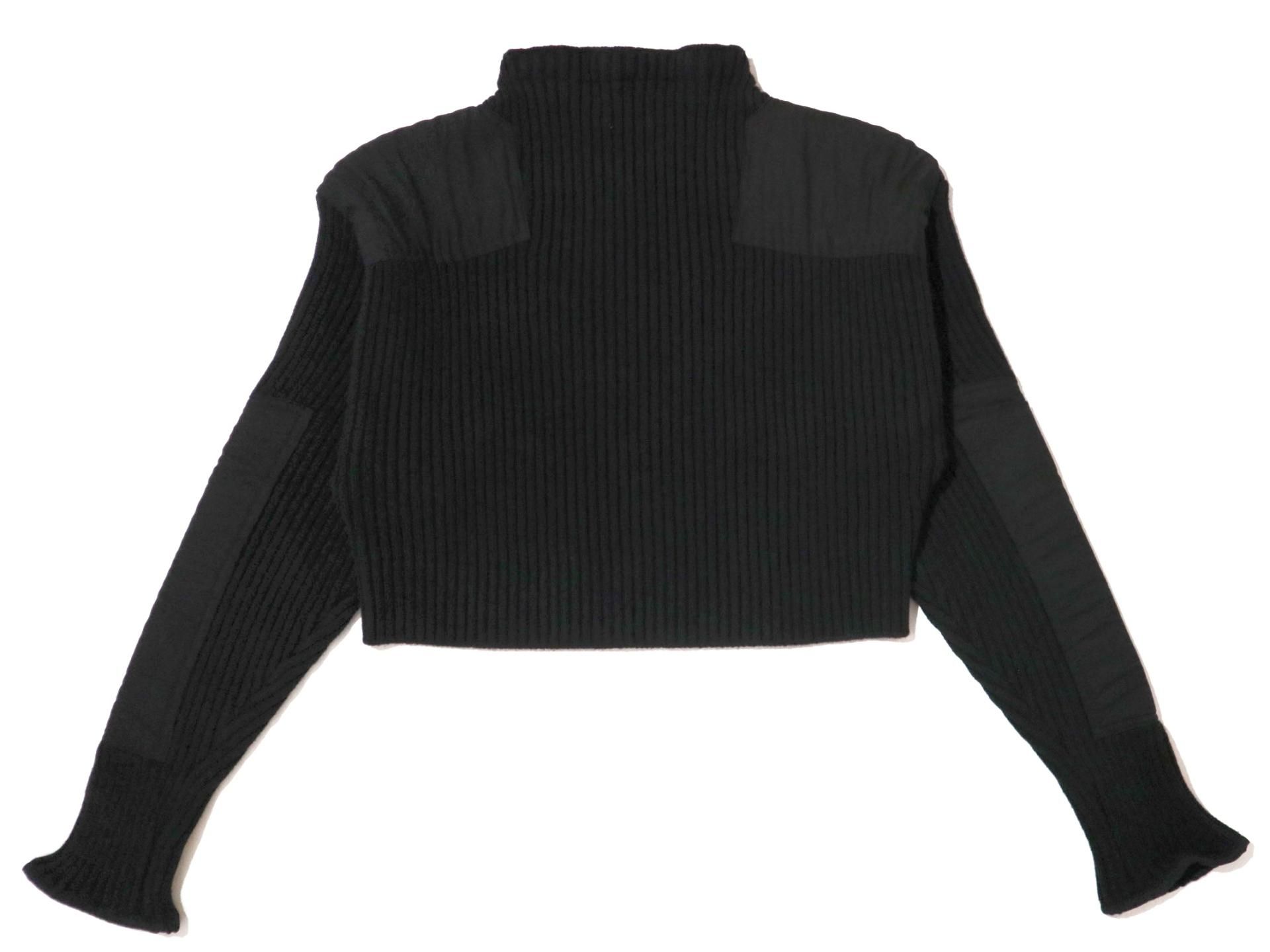 FUMIKAUCHIDA リブニットセーターPATCHED CROPPED FUMIKAUCHIDA リブニットセーターPATCHED CROPPED