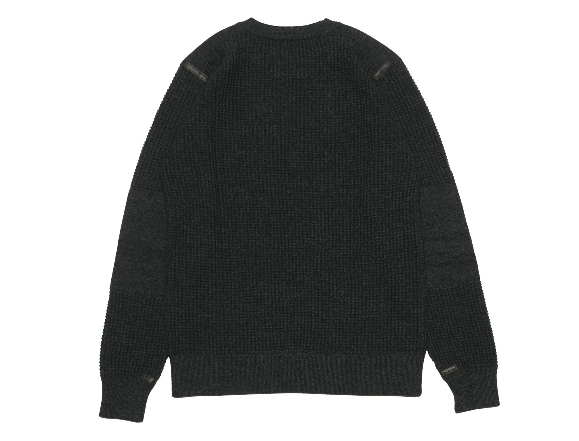 Baby Alpaca Waffle Crew Charcoal - Revolution Web Store