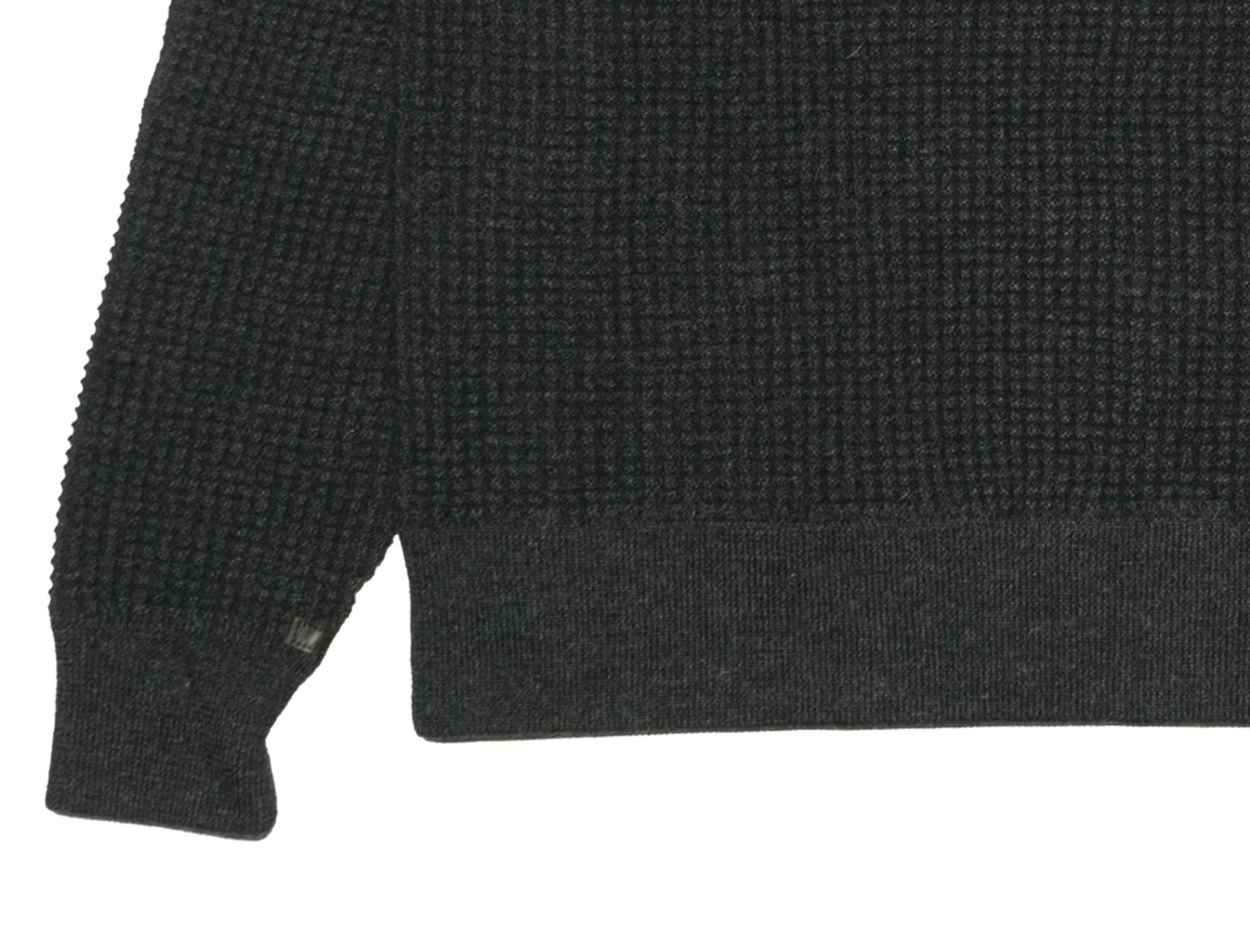 Baby Alpaca Waffle Crew Charcoal - Revolution Web Store