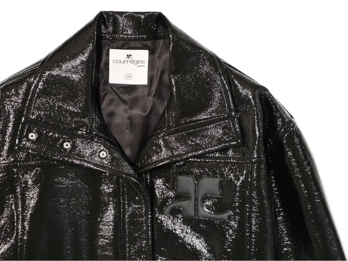 COURREGES / ICONIC OVERSIZED VINYL JACKET - ReVoLuTioN