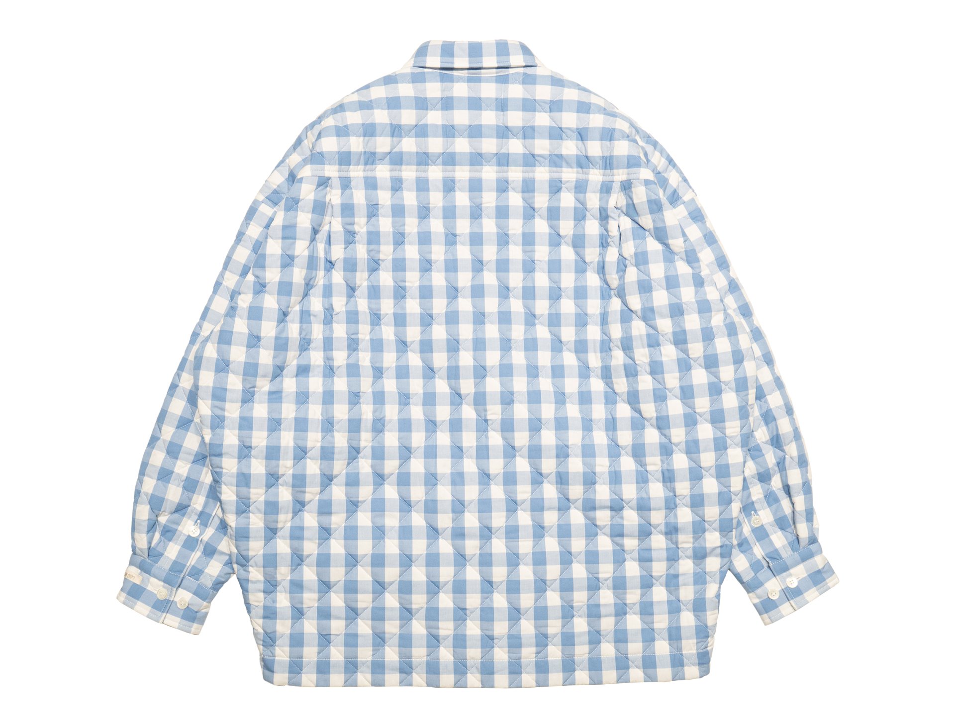 QUILTED GINGHAM SHIRT BLOUSON - Revolution Web Store