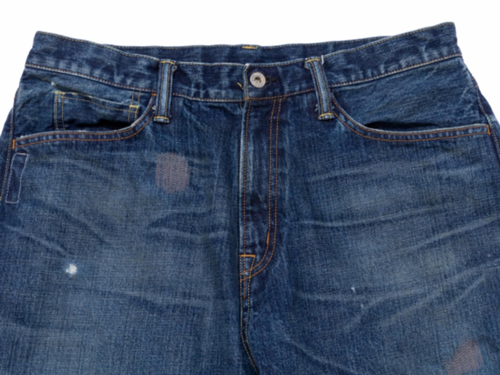KOLOR(カラー) 24SSSTUDS DAMAGE DENIM PANTS 24SBM-P05134