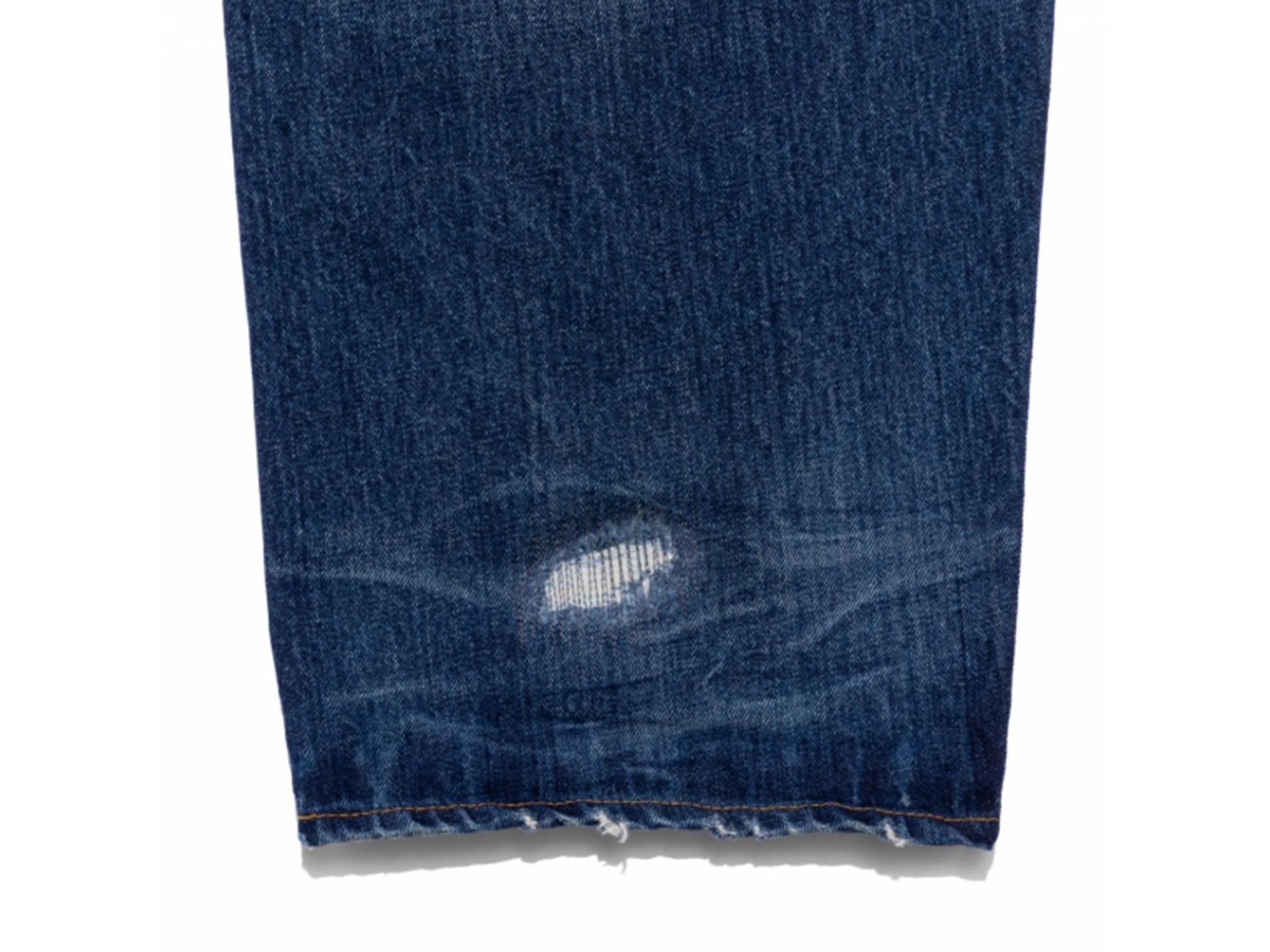 KOLOR(カラー) 24SSSTUDS DAMAGE DENIM PANTS 24SBM-P05134