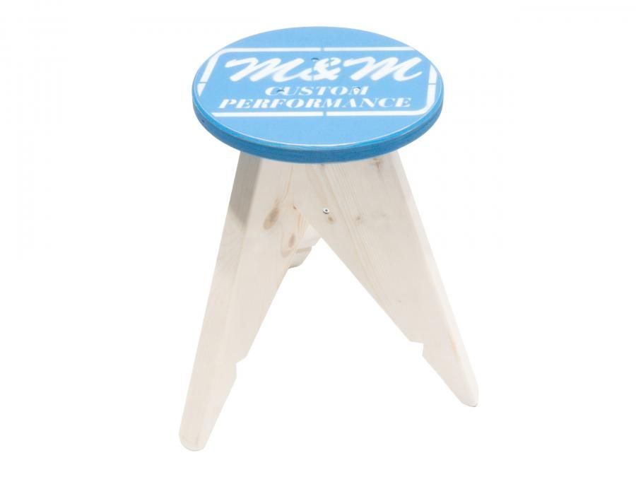 M&M CUSTOM PERFORMANCE 'STOOL'スツール 三つ脚 チェア 椅子