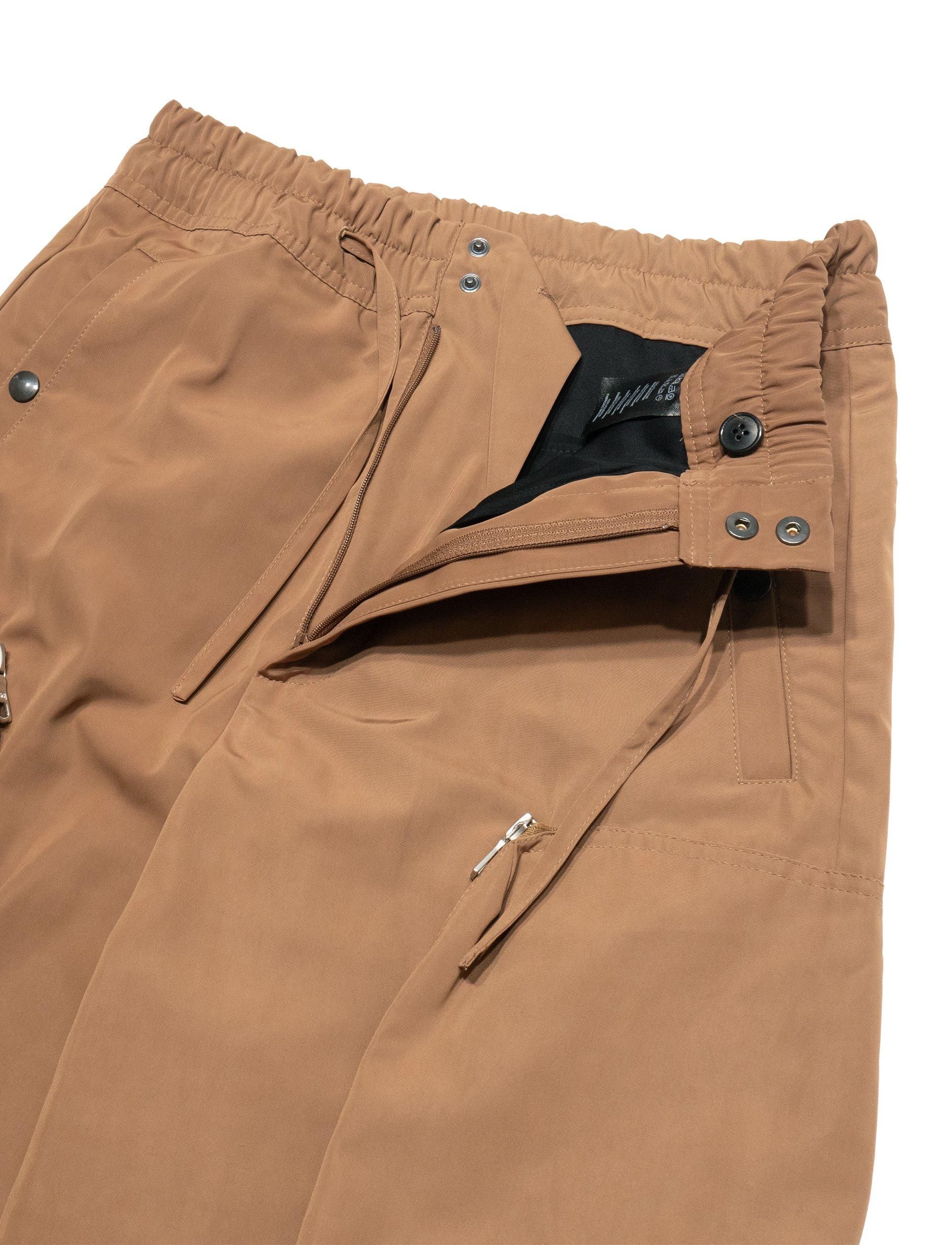 Dries Van Noten◆ビスコース ポーシャ パンツ Dries Van Notenのトープ ビスコース ドローストリング カーゴ