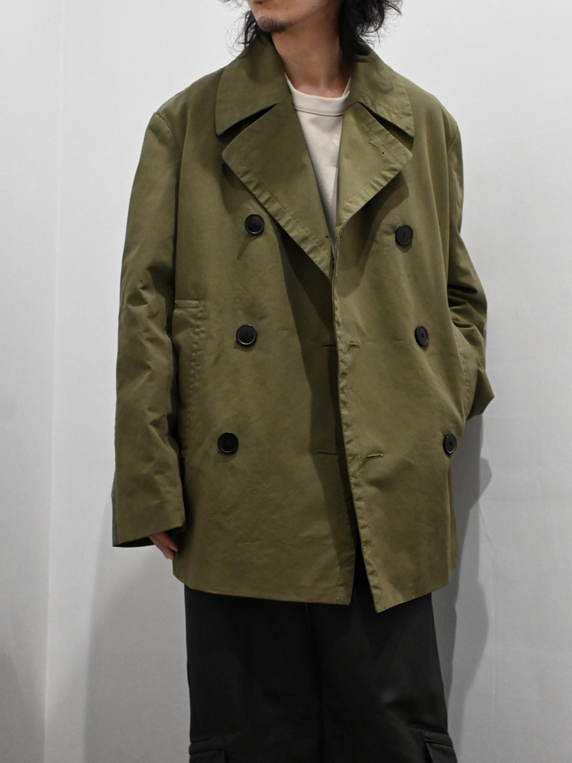 Dries Van Noten] メンズ クロップドダッフルコート (Dries Van