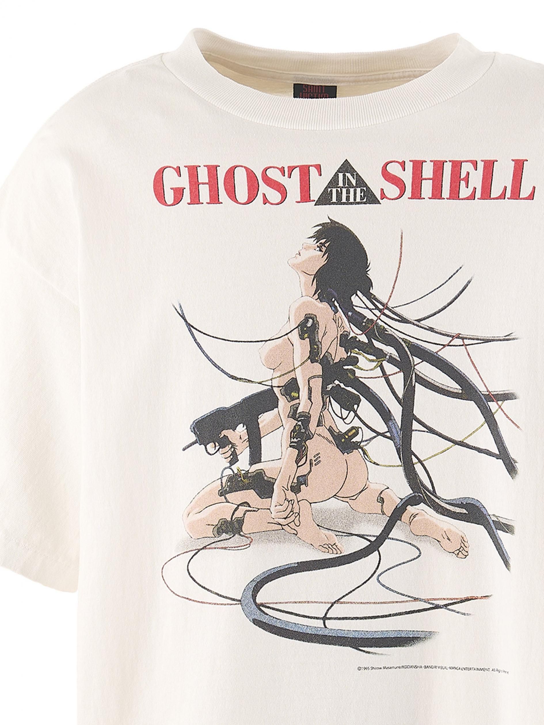 攻殻機動隊 GHOST IN THE SHELL アニメ Tシャツ ホワイト L