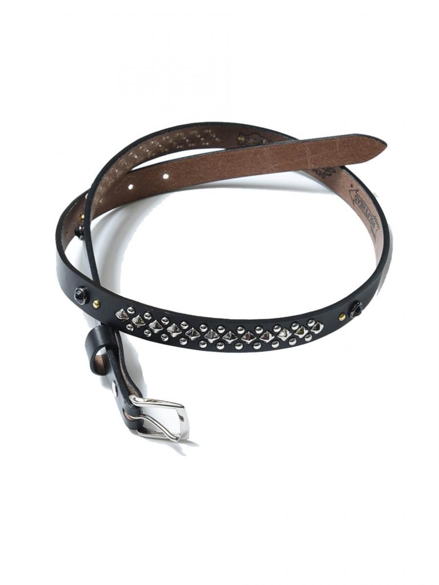 WOLF'S HEAD × LAST MAN STUDDED BELT 20mm - Revolution Web Store WOLF'S HEAD × LAST MAN STUDDED BELT 20mm - Revolution Web Store