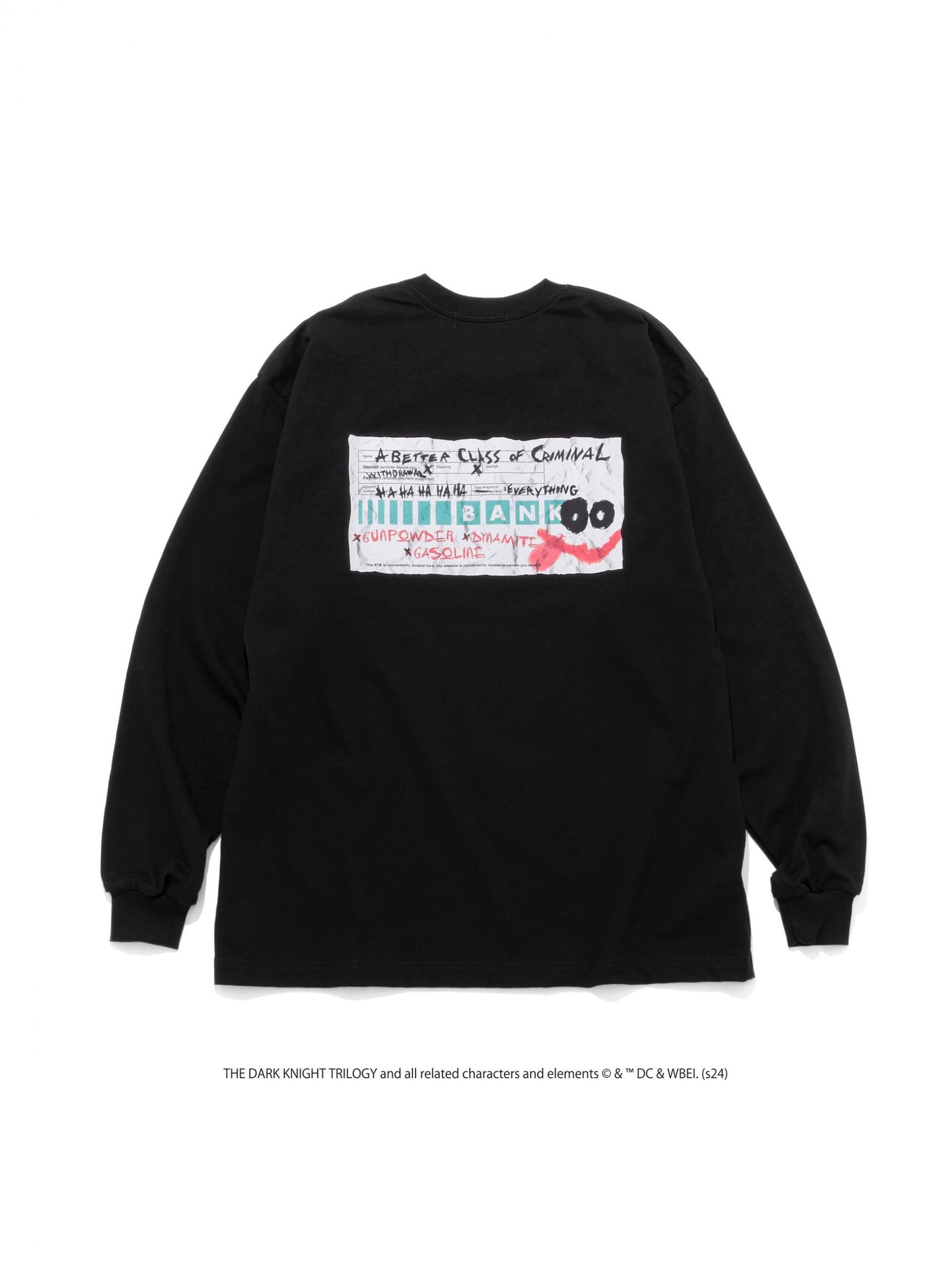 The Dark Night × GOD SELECTION XXX LONG SLEEVE T-SHIRT The Dark Night × GOD SELECTION XXX LONG SLEEVE T-SHIRT