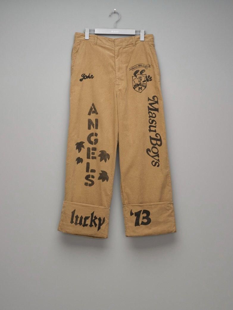 【新品未使用】MASU Verdy M.B.C. Memorial Pants MASU MASU X VERDY M.B.C. Memorial Pants Brown _ FASCINATE