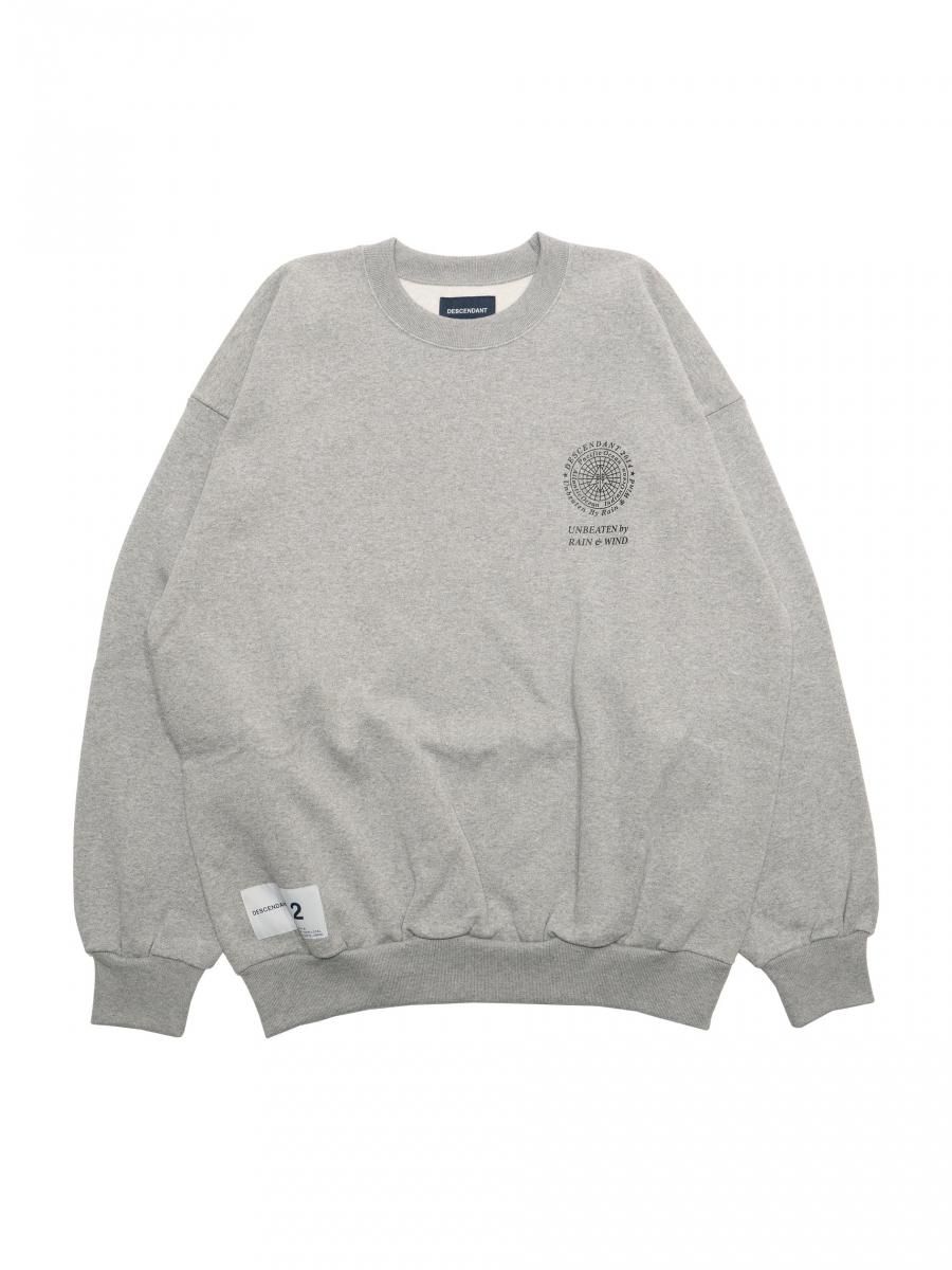 DESCENDANT DIRT CREW NECK GRAY サイズ2 DESCENDANT(ディセンダント)正規通販サイト - Revolution Web