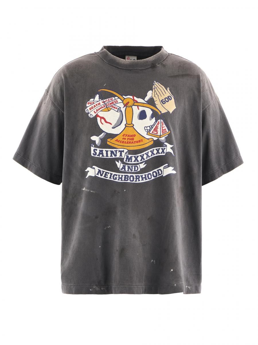 すぐ届く●SAINT Mxxxxxx●EV_SS TEE コットン 半袖 Tシャツ EV_SS TEE | SAINT Mxxxxxx(セント マイケル) / トップス