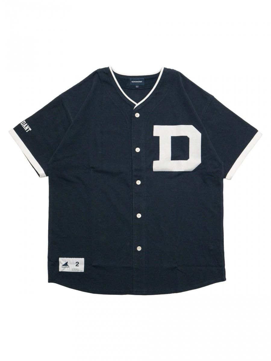 ディセンダント　シャツ　3　ネイビー　レーヨン DESCENDANT/SEINE TEXTILE SS SHIRT (NAVY)